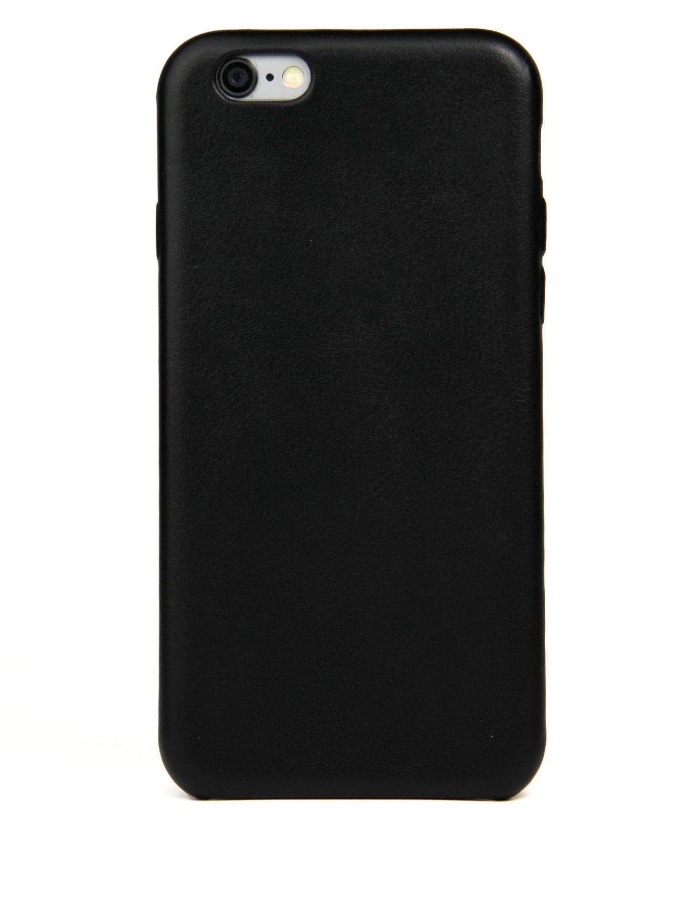 iPhone 6 Case, Black Leather-0